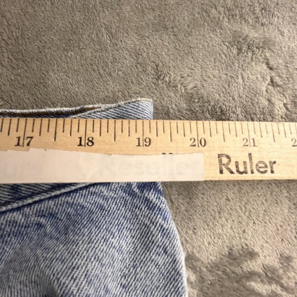 Vintage Georgia Jean Co Jeans Womens 18 Light Wash Relaxed Tapered Denim 90s Y2K - Picture 15 of 16